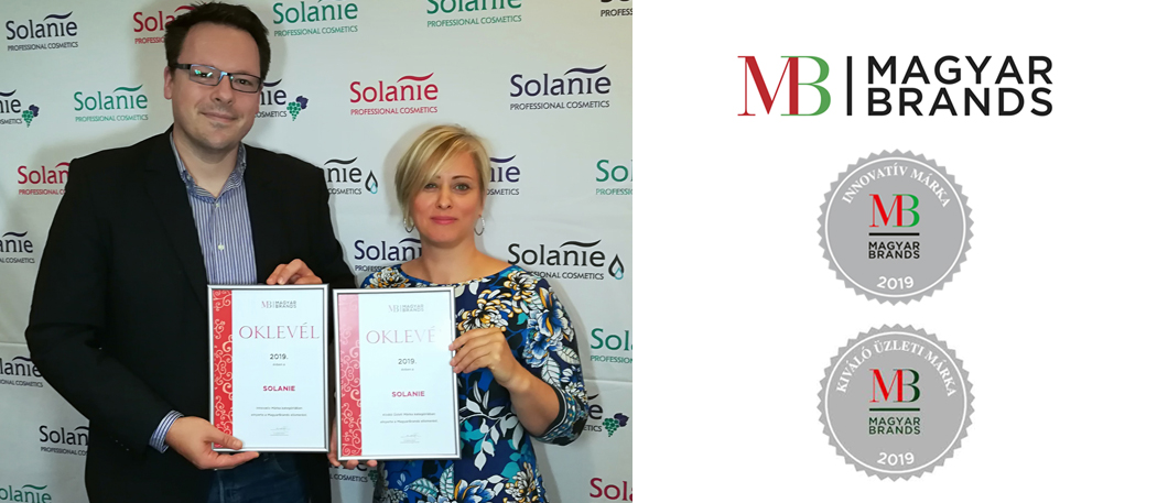 Solanie az INNOVATÍV MÁRKA NYERTESE