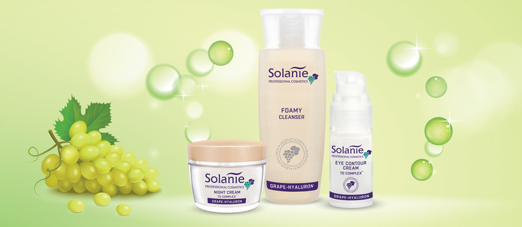 Solanie Grape-Hyaluron sorozat – Kimagasló antioxidáns védelem minden korosztálynak