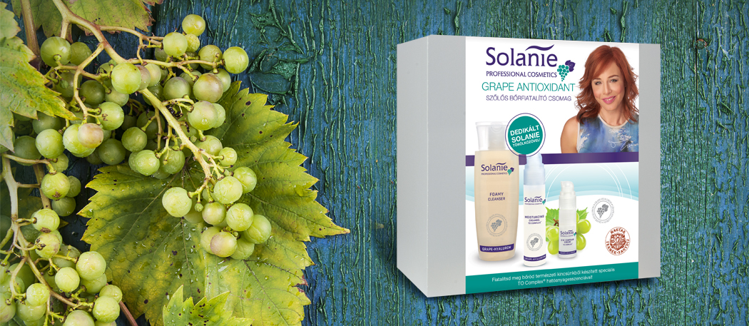 Limitált Szőlő-hialuron szett a Solanie-tól