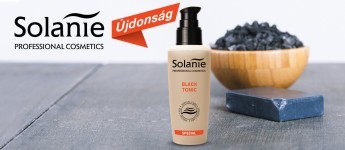 Új Solanie fekete tonik a tökéletesen szép arcbőrért