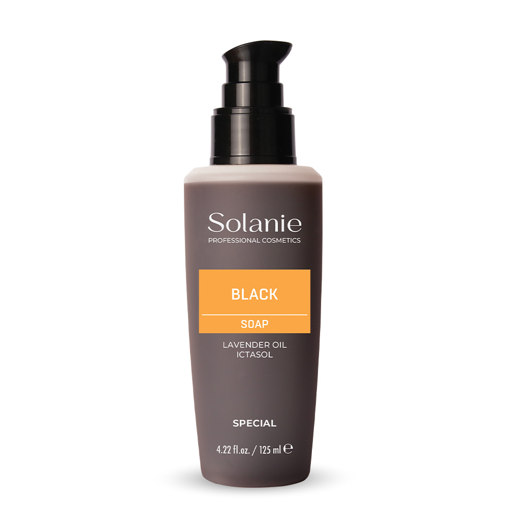 Solanie Fekete szappan 125 ml