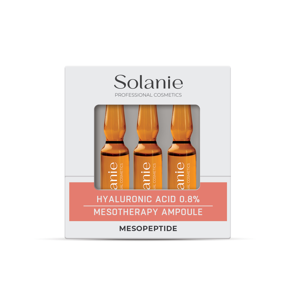 Solanie Hialuronsav 0,8% Mezoterápiás ampulla 3X2 ml