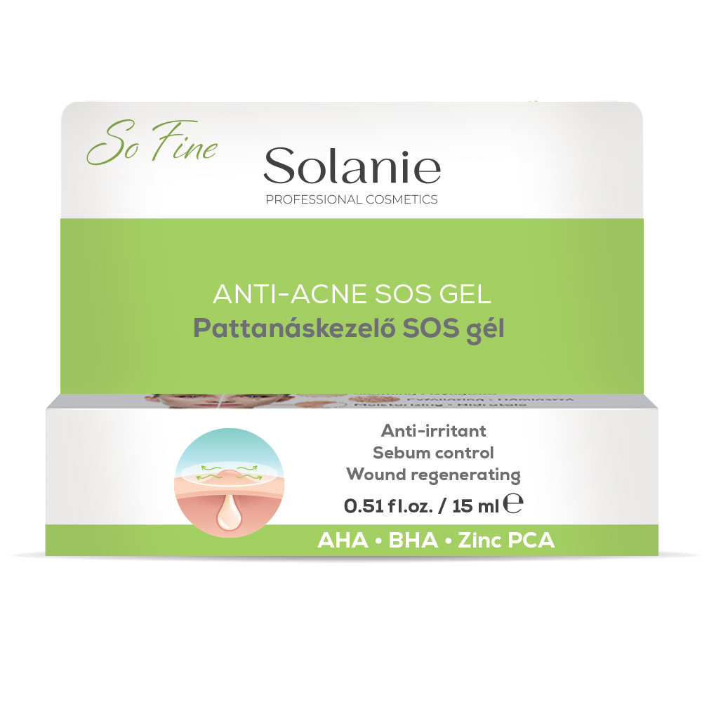 Solanie So Fine Pattanáskezelő SOS gél 15ml