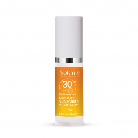 Solanie Fényvédő hidratáló arckrém érzékeny bőrre 30ml