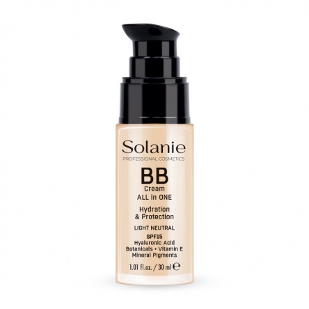 Solanie BB krém hialuronsavval és fényvédővel SPF15 - világos neutrális 30ml