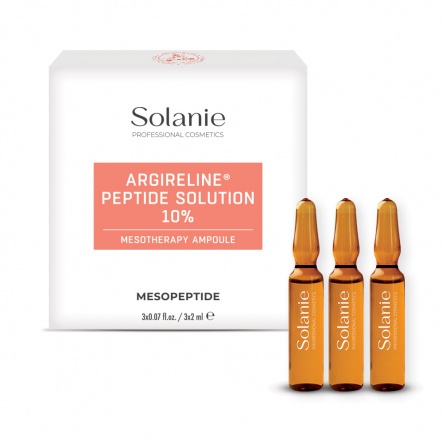 Solanie Argirelin Peptid oldat 10% Mezoterápiás ampulla 3X2 ml