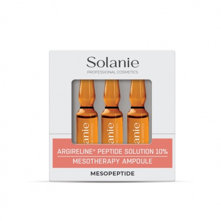 Solanie Argirelin Peptid oldat 10% Mezoterápiás ampulla 3X2 ml