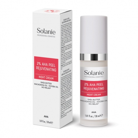 Solanie AHA peel bőrfiatalító éjszakai krém  30 ml