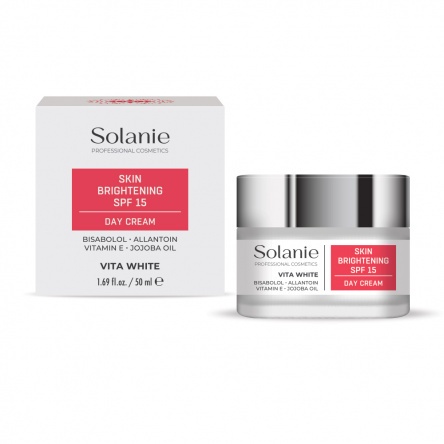 Solanie Vita White SPF15 bőrhalványító nappali krém 50 ml